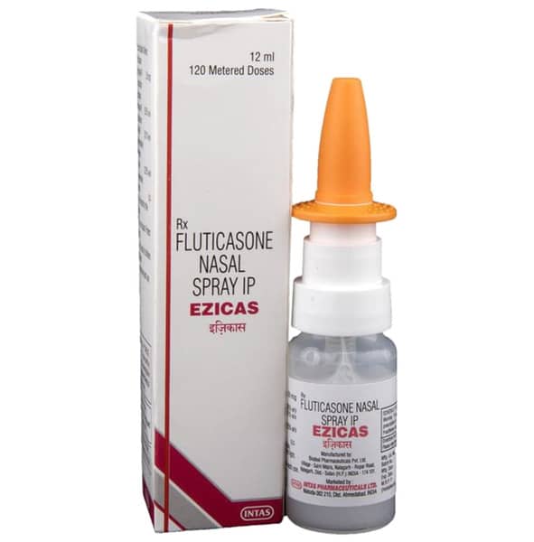 Ezicas Bottle Of 12ml Nasal Spray