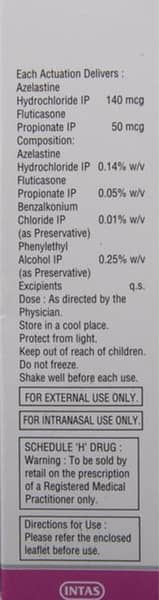 Ezicas Az Bottle Of 7ml Nasal Spray