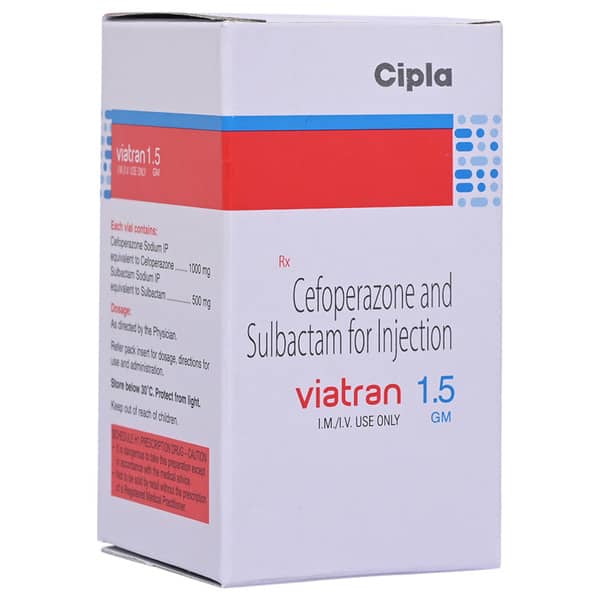 Viatran 1.5gm Dry Vial Of 1 Powder For Injection