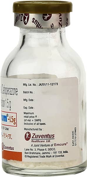 Zostum 1.5gm Powder For Injection