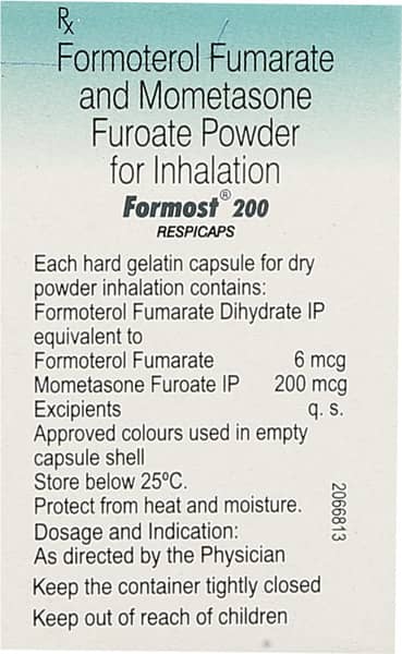 Formost 200mcg Box Of 30 Respicaps