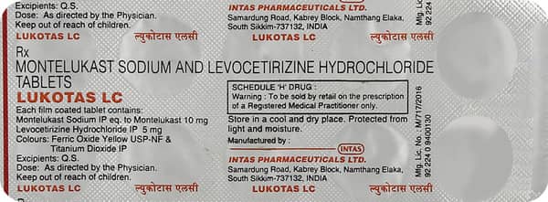 Lukotas Lc Strip Of 10 Tablets
