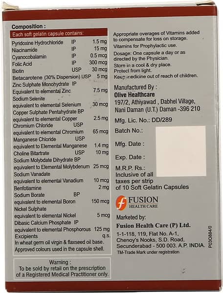 Zestovit Strip Of 10 Softgel Capsules