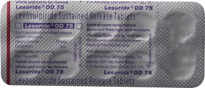 Lesuride Od 75mg Strip Of 10 Tablets