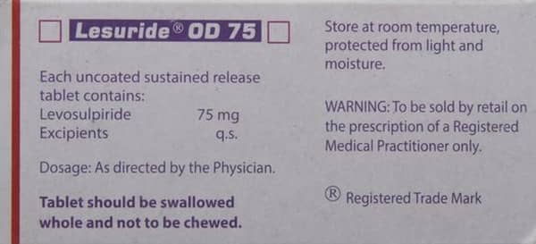 Lesuride OD 75 Tablet