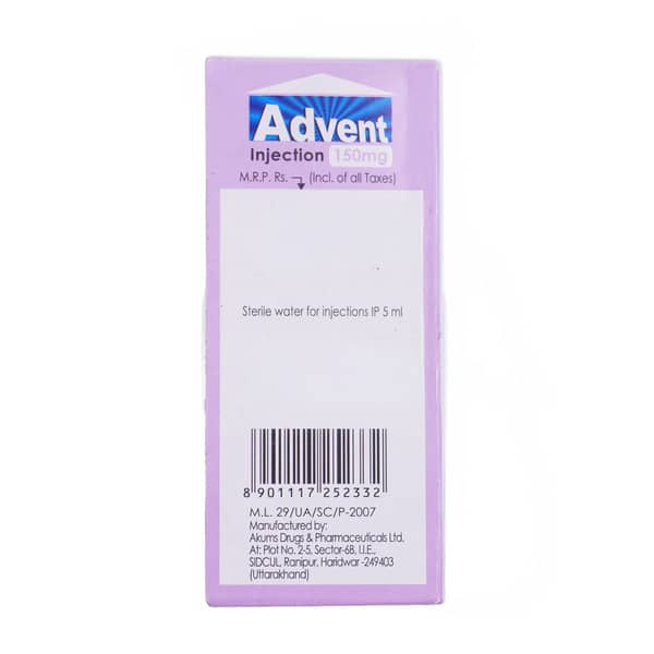 Advent 150Mg Dry Vial Of 1 Powder For Injection
