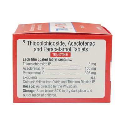 Triactin 8mg Strip Of 10 Tablets