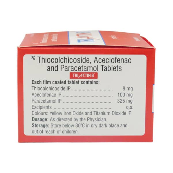 Triactin 8mg Strip Of 10 Tablets