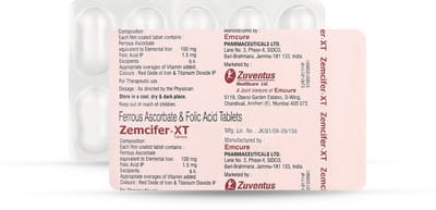 Zemcifer Xt Strip Of 10 Tablets