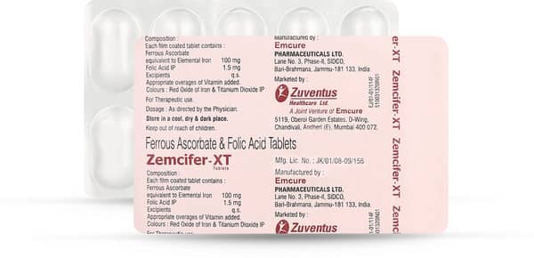 Zemcifer Xt Strip Of 10 Tablets