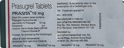 Prasita 10mg Strip Of 10 Tablets