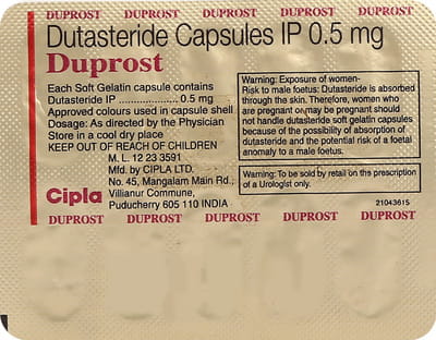 Duprost 0.5mg Strip Of 10 Capsules