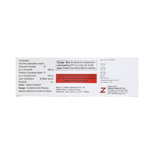Jonclav 625mg Strip Of 10 Tablets