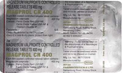 Magprol Cr 400mg Strip Of 10 Tablets