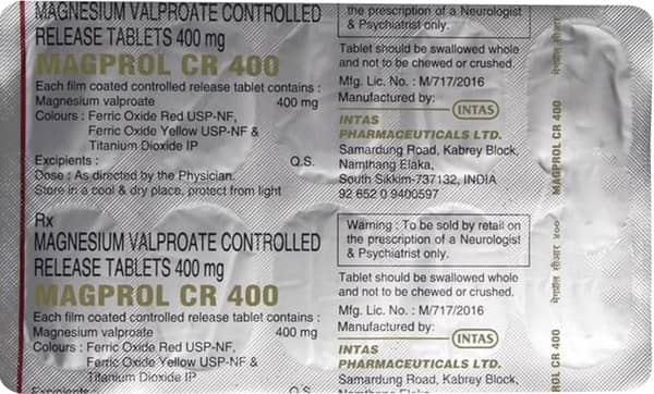 Magprol Cr 400mg Strip Of 10 Tablets