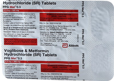 Ppg Met 0.3mg Strip Of 10 Tablets