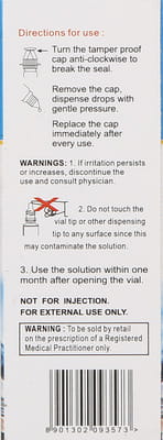 Extralube Bottle Of 10ml Eye Drops