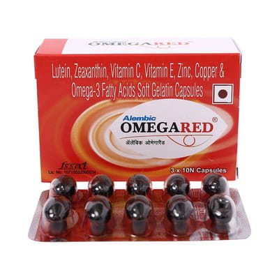 Omegared Strip Of 10 Capsules