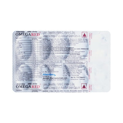 Omegared Strip Of 10 Capsules