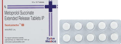 Sustameto 25mg Strip Of 10 Tablets