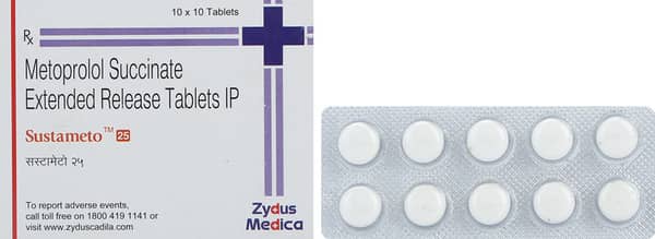 Sustameto 25Mg Strip Of 10 Tablets