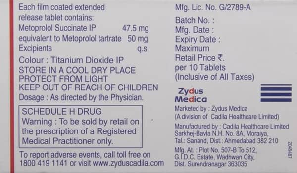 Sustameto 50mg Strip Of 10 Tablets