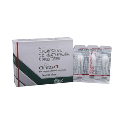 Clintas Cl Strip Of 3 Vaginal Suppositories