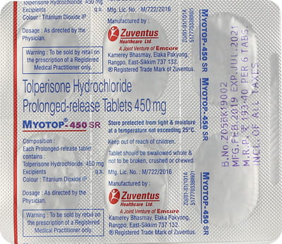 Myotop Sr 450mg Strip Of 6 Tablets