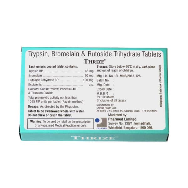 Thrize Strip Of 10 Tablets