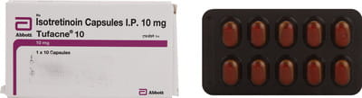 Tufacne 10mg Strip Of 10 Capsules