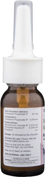 Nazomac F Bottle Of 12ml Nasal Spray