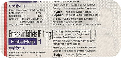 Entehep 1mg Tablet