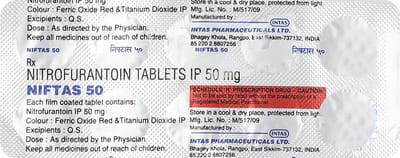 Niftas 50mg Strip Of 10 Tablets