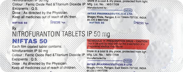 Niftas 50mg Strip Of 10 Tablets