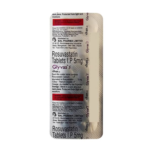 Glyvas 5mg Strip Of 10 Tablets
