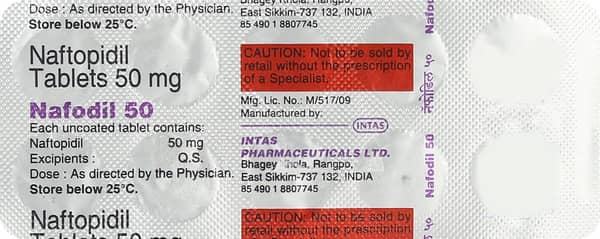 Nafodil 50mg Strip Of 10 Tablets