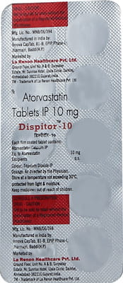 Dispitor 10mg Strip Of 10 Tablets