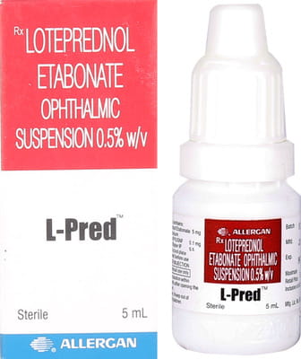 L Pred Bottle Of 5ml Eye Drops