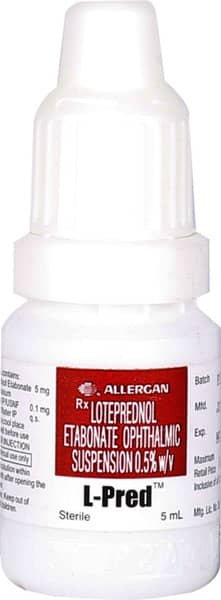 L Pred Bottle Of 5ml Eye Drops