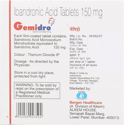 Gemidro 150mg Strip Of 1 Tablet