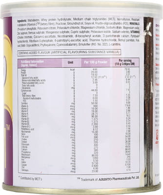 Critipro Dm Vanilla Powder 180gm