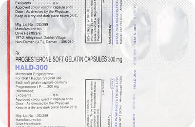 Hald 300mg Strip Of 10 Capsules