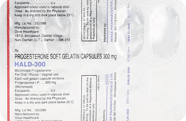 Hald 300Mg Strip Of 10 Capsules