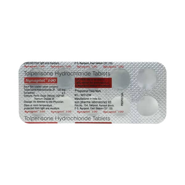 Synaptol 100mg Strip Of 10 Tablets