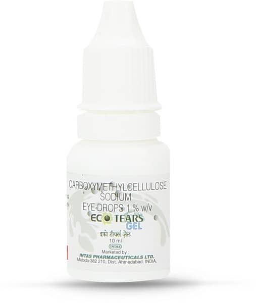 Eco Tears 1% Gel Bottle Of 10ml Eye Drops