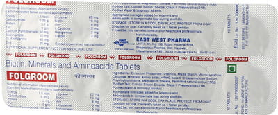 Folgroom Strip Of 10 Tablets