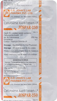 Jospar 250mg Tablet