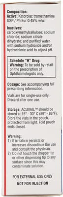 Acuvail Opthalmic Solution