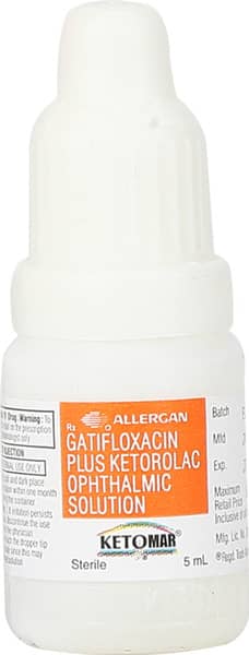 Ketomar Bottle Of 5ml Eye Drops