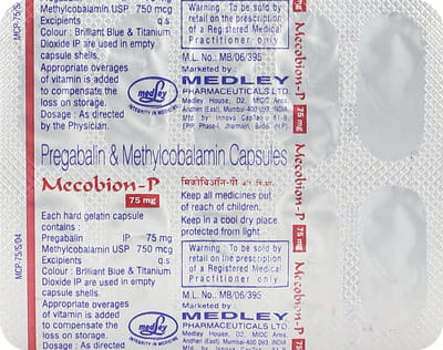 Mecobion P 75mg Strip Of 10 Capsules